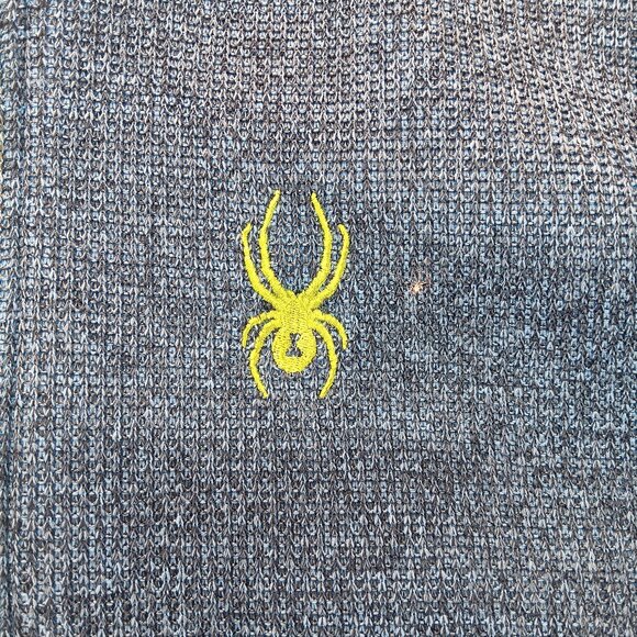 Spyder 1/4 Zip Pullover Men’s XL Large Spider Graphic On Front - Picture 1 of 11